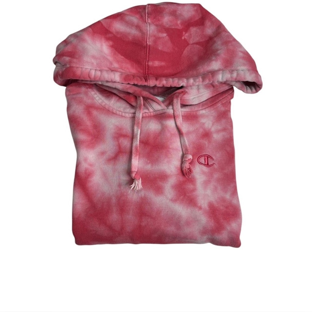 Y2K Champion Tie Dye Hoodie
